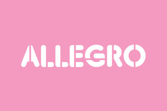Allegro: A Display Font That Breathes Quiet Confidence