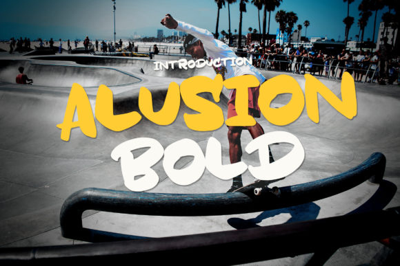 Alusion Bold: A Playful Display Font for Modern Brand Identity
