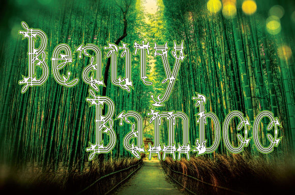 Beauty Bamboo: A Display Font That Breathes Quiet Confidence