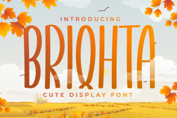 Briqhta: A Playful Display Font That Feels Like Home