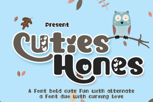 Cuties Hones: A Whimsical Display Font for Digital Branding