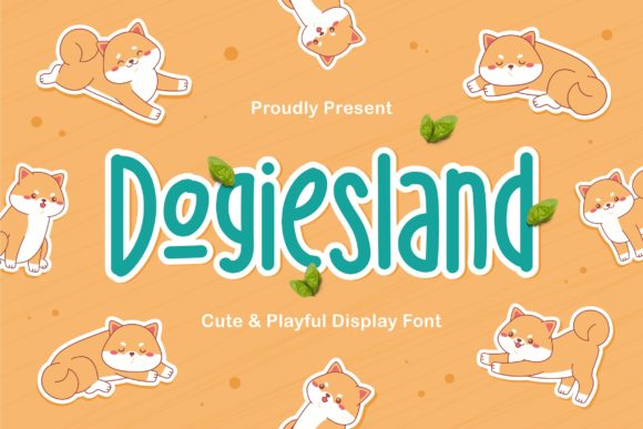Dogiesland: A Playful Display Font for Digital Branding