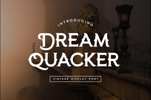 Dream Quacker: A Bold Display Font for Editorial Impact