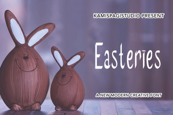 Easteries: A Modern Display Font for Editorial Design