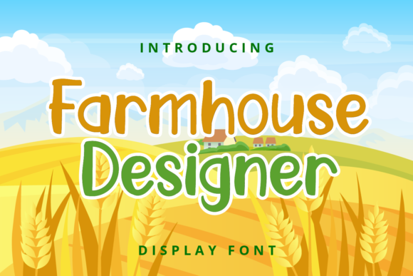 Farmhouse Designer: A Thoughtful Display Typeface for Calm, Clear Editorial Moments