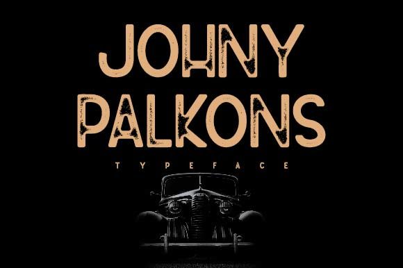 Johny Palkons: A Vintage Display Font That Elevates Digital Branding
