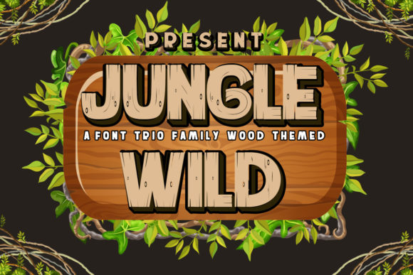 Jungle Wild: A Friendly, Organic Display Font for Handmade Brands