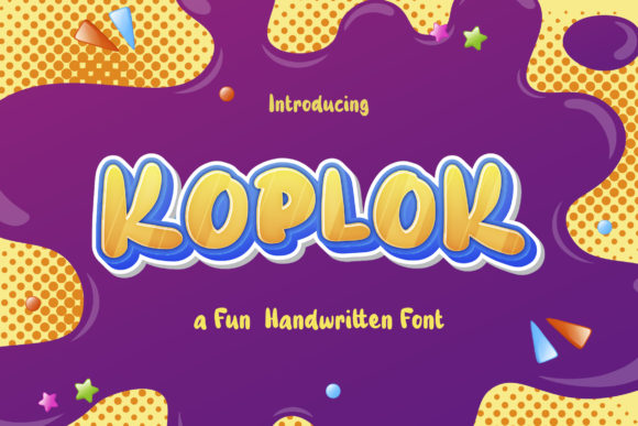 Koplok: A Bold, Playful Display Font That Demands Attention