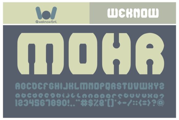 Mohr: A Bold Display Font for Digital Brand Impact