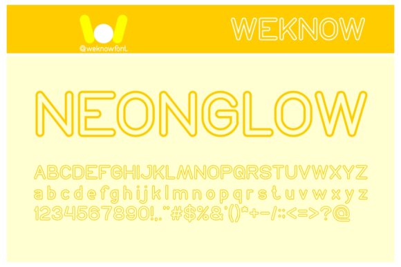 Neon Glow: A Display Font That Makes Your Headlines Pop