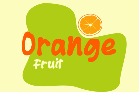 Orange Fruit: A Juicy Display Font That Demands Attention