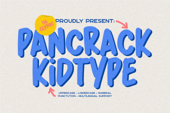 Pancrack Kidtype: A Display Font That Delivers Playful Clarity