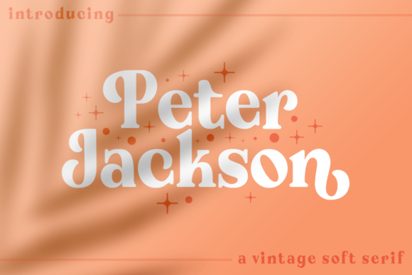 Peter Jackson Font: A Stylish Display Typeface for Small Businesses