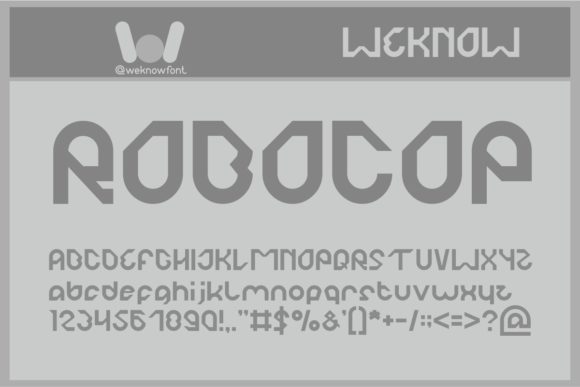 Robocop: A Futuristic Display Font for Editorial Impact