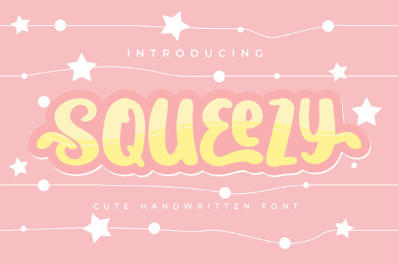 Squeezy: A Playful Yet Precise Display Font
