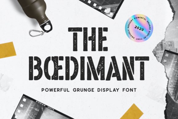 The Boedimant: A Vintage Display Font That Builds Brand Charm