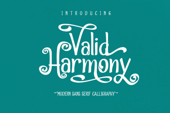 Valid Harmony: A Display Font That Breathes With Your Content