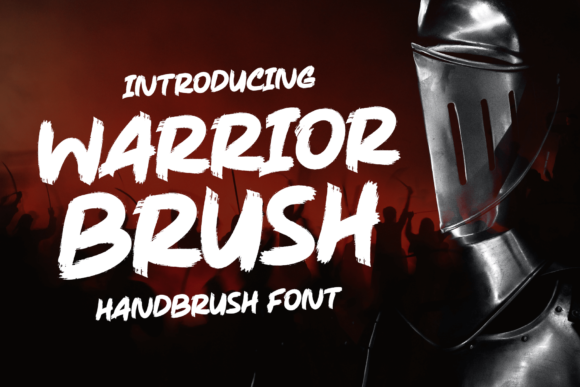 Warrior Brush: A Bold Display Font for Digital Branding